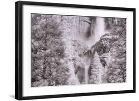 Upper Meets Lower Yosemite Falls, Infrared-Vincent James-Framed Photographic Print