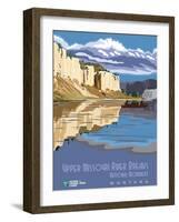 Upper Missouri River Breaks National Monument-Bureau of Land Management-Framed Art Print