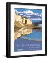 Upper Missouri River Breaks National Monument-Bureau of Land Management-Framed Art Print