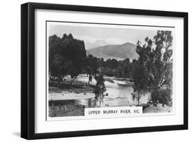 Upper Murray River, Victoria, Australia, 1928-null-Framed Giclee Print