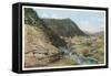 Upper Pecos River Canyon, New Mexico-null-Framed Stretched Canvas