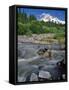 Upper Sandy River & Mt. Hood-Steve Terrill-Framed Stretched Canvas