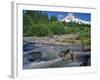 Upper Sandy River & Mt. Hood-Steve Terrill-Framed Photographic Print