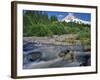 Upper Sandy River & Mt. Hood-Steve Terrill-Framed Photographic Print