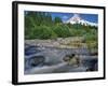 Upper Sandy River & Mt. Hood-Steve Terrill-Framed Photographic Print