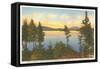 Upper Saranac Lake, New York-null-Framed Stretched Canvas