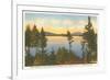 Upper Saranac Lake, New York-null-Framed Premium Giclee Print