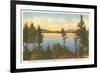 Upper Saranac Lake, New York-null-Framed Premium Giclee Print