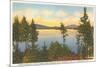 Upper Saranac Lake, New York-null-Mounted Premium Giclee Print