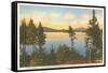 Upper Saranac Lake, New York-null-Framed Stretched Canvas