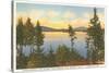 Upper Saranac Lake, New York-null-Stretched Canvas