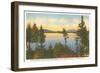 Upper Saranac Lake, New York-null-Framed Art Print