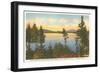 Upper Saranac Lake, New York-null-Framed Art Print