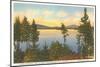 Upper Saranac Lake, New York-null-Mounted Art Print