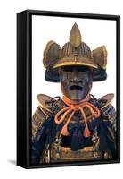 Upper Section of a Samurai Suit of Armor-null-Framed Stretched Canvas