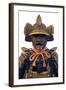 Upper Section of a Samurai Suit of Armor-null-Framed Photographic Print
