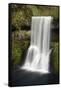 Upper South Falls at Silver Falls State Park, Oregon, USA-Michel Hersen-Framed Stretched Canvas