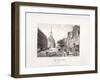 Upper Street, Islington, London, 1819-Augustus Charles Pugin-Framed Giclee Print