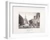 Upper Street, Islington, London, 1819-Augustus Charles Pugin-Framed Giclee Print