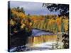 Upper Tahquamenon Falls, Michigan, USA-Chuck Haney-Stretched Canvas