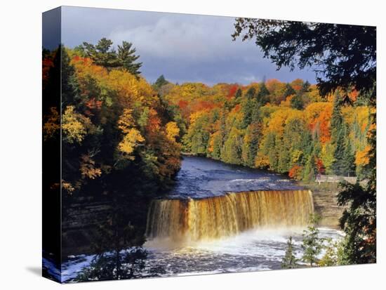 Upper Tahquamenon Falls, Michigan, USA-Chuck Haney-Stretched Canvas