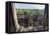 Upper Terrace at Angkor Wat-Michael Nolan-Framed Stretched Canvas