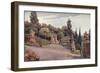 'Upper Terrace, Villa Imperiale, Genoa', 1900-George Samuel Elgood-Framed Giclee Print
