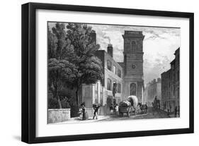 Upper Thames Street-Thomas H Shepherd-Framed Art Print