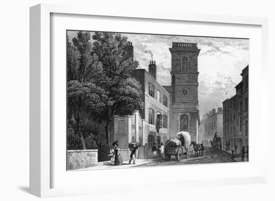 Upper Thames Street-Thomas H Shepherd-Framed Art Print