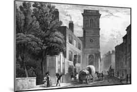 Upper Thames Street-Thomas H Shepherd-Mounted Art Print