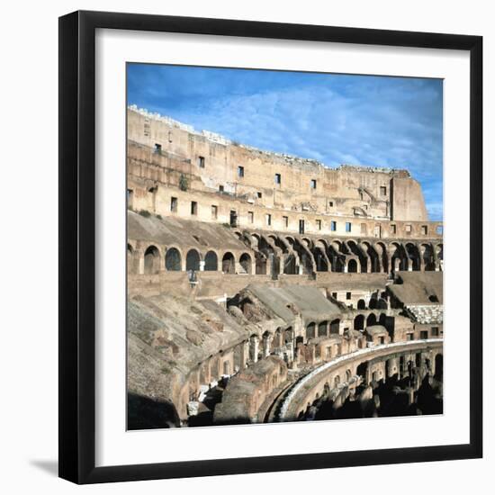 Upper Tiers of the Colosseum, Rome-null-Framed Photographic Print