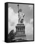 Upper View of Statue of Liberty-Philip Gendreau-Framed Stretched Canvas