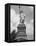 Upper View of Statue of Liberty-Philip Gendreau-Framed Stretched Canvas