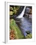 Upper Waterfall at Posforth Gill, Bolton Abbey, Yorkshire, England, United Kingdom, Europe-Mark Sunderland-Framed Photographic Print