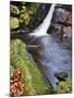 Upper Waterfall at Posforth Gill, Bolton Abbey, Yorkshire, England, United Kingdom, Europe-Mark Sunderland-Mounted Photographic Print