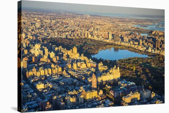 Upper West Side and Central Park, Manhattan, New York City, New York, USA-Jon Arnold-Stretched Canvas