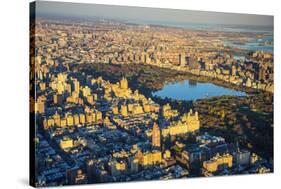 Upper West Side and Central Park, Manhattan, New York City, New York, USA-Jon Arnold-Stretched Canvas