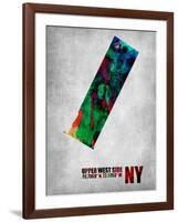 Upper West Side New York-NaxArt-Framed Art Print