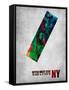 Upper West Side New York-NaxArt-Framed Stretched Canvas