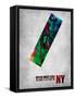 Upper West Side New York-NaxArt-Framed Stretched Canvas