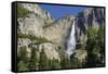 Upper Yosemite Falls, Valley Floor, Yosemite NP, California, USA-Michel Hersen-Framed Stretched Canvas