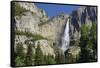 Upper Yosemite Falls, Valley Floor, Yosemite NP, California, USA-Michel Hersen-Framed Stretched Canvas