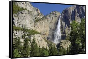 Upper Yosemite Falls, Valley Floor, Yosemite NP, California, USA-Michel Hersen-Framed Stretched Canvas