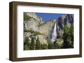 Upper Yosemite Falls, Valley Floor, Yosemite NP, California, USA-Michel Hersen-Framed Photographic Print