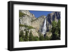 Upper Yosemite Falls, Valley Floor, Yosemite NP, California, USA-Michel Hersen-Framed Photographic Print