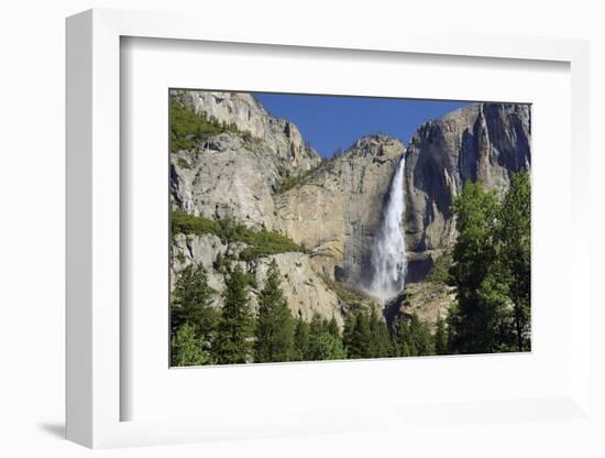 Upper Yosemite Falls, Valley Floor, Yosemite NP, California, USA-Michel Hersen-Framed Photographic Print