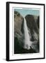 Upper Yosemite Falls - Yosemite, CA-Lantern Press-Framed Art Print