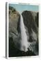 Upper Yosemite Falls - Yosemite, CA-Lantern Press-Stretched Canvas