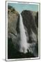 Upper Yosemite Falls - Yosemite, CA-Lantern Press-Mounted Art Print