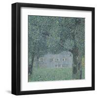 Upperaustrian Farmhouse-Gustav Klimt-Framed Art Print